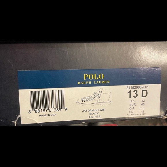 Polo Ralph Lauren X Allen Edmund Boots Black/Red main image 5